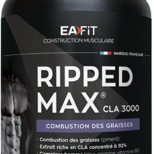 Brûleur de graisse EAFIT : avis sur Ripped Max CLA 3000, complément alimentaire pour un métabolisme boosté - [mois] [annee]