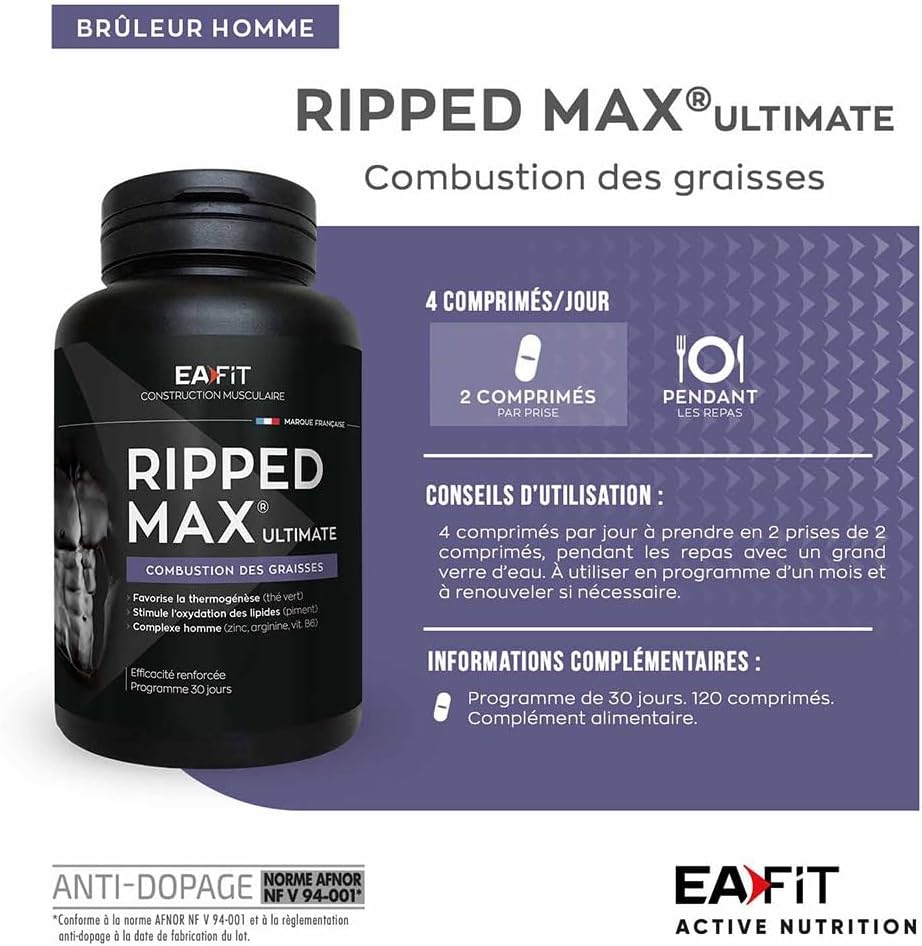 Complément Alimentaire Brûle-graisse Nature's Fitnest - Perte De Poids Rapide, à Base De L-carnitine, 3 Mois De Cure