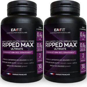 brûleur de graisse EAFIT : avis sur Ripped Max Ultimate, complément alimentaire pour un métabolisme boosté - [mois] [annee]