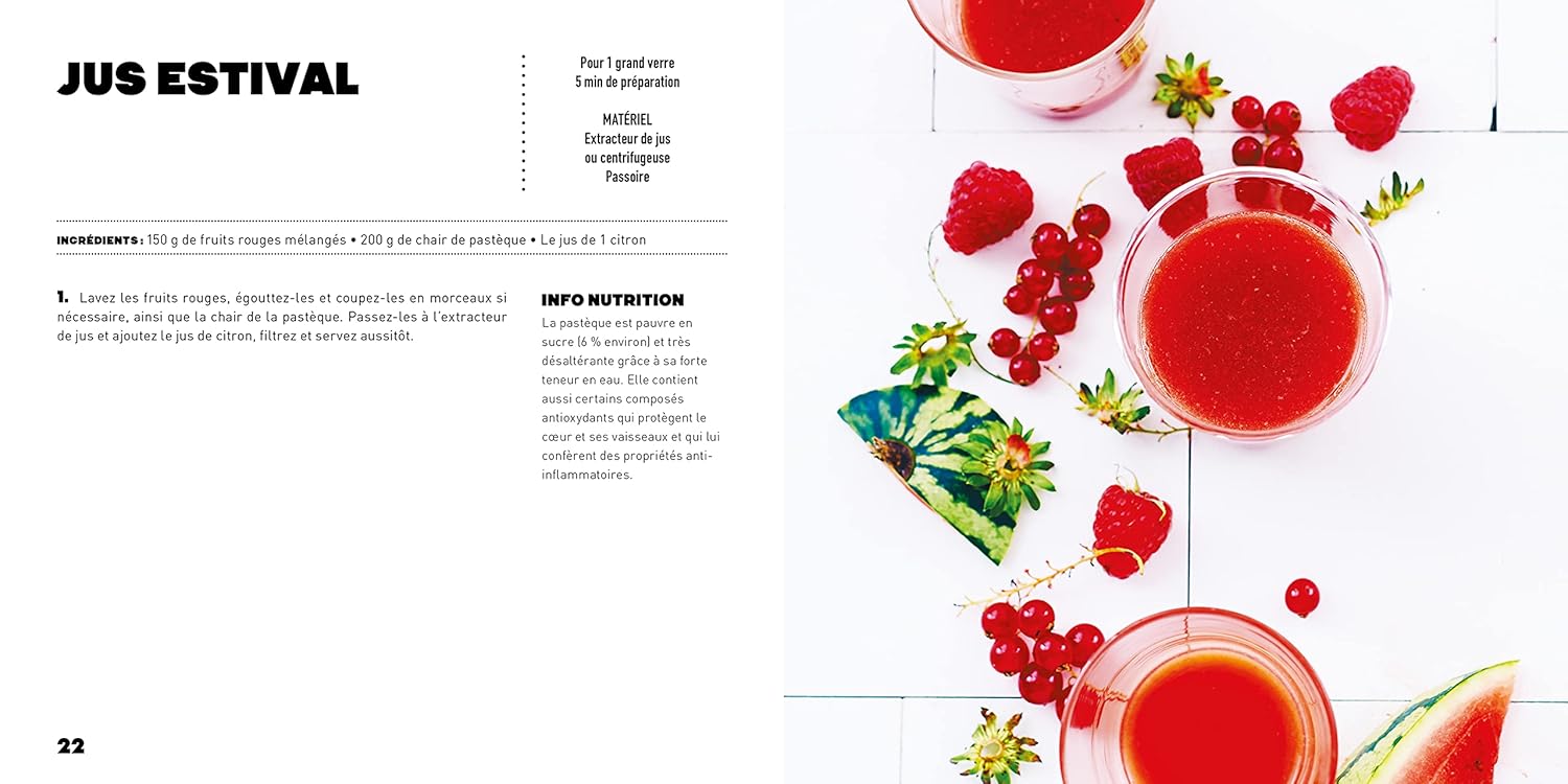 Jus et smoothies : le guide frais pour se revitaliser avec 100 recettes – Image 2