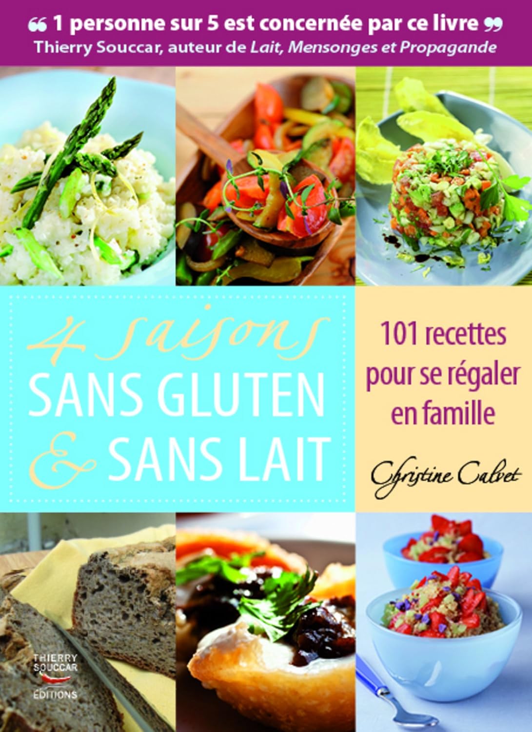 Recettes santé pour toute l'année : 4 saisons sans gluten et sans lait