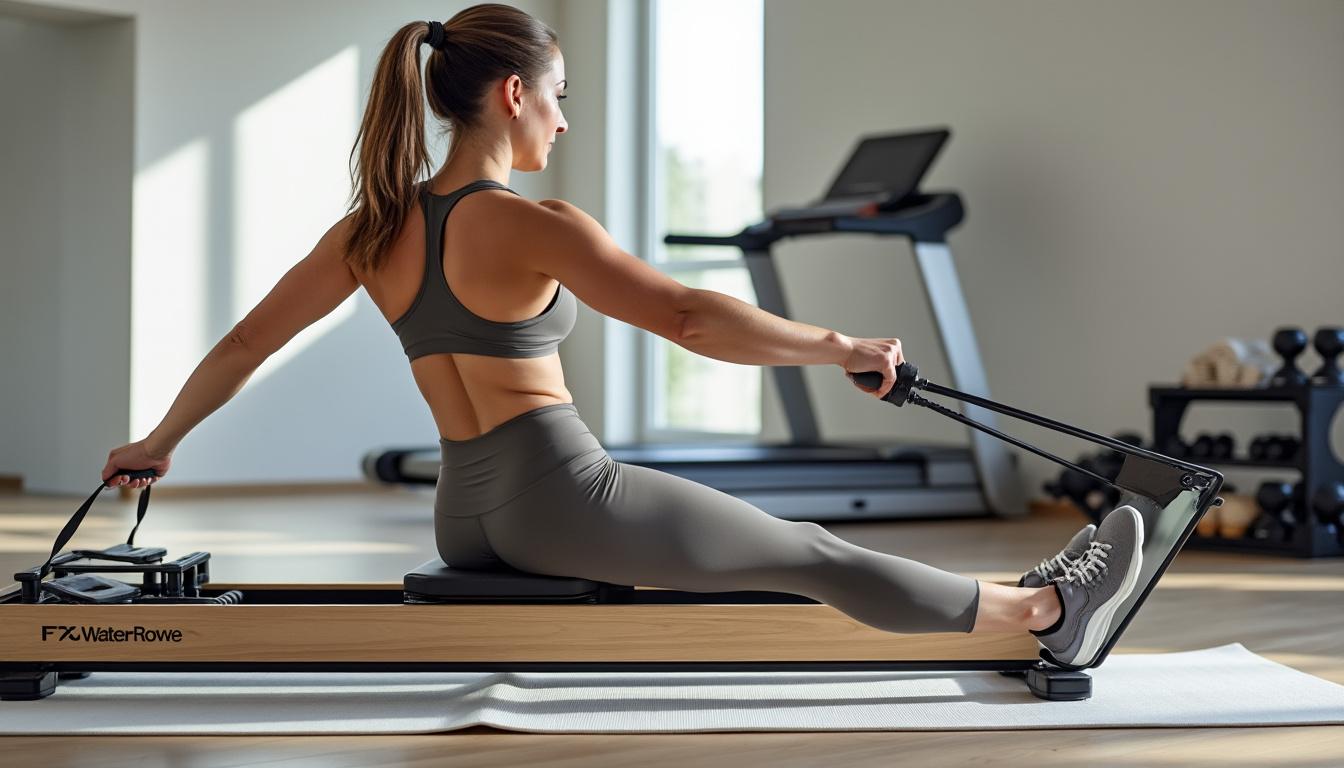 découvrez le rameur waterrower et son programme complet pour perdre du poids et tonifier tout le corps à la maison. entraînements efficaces et adaptés à votre rythme.